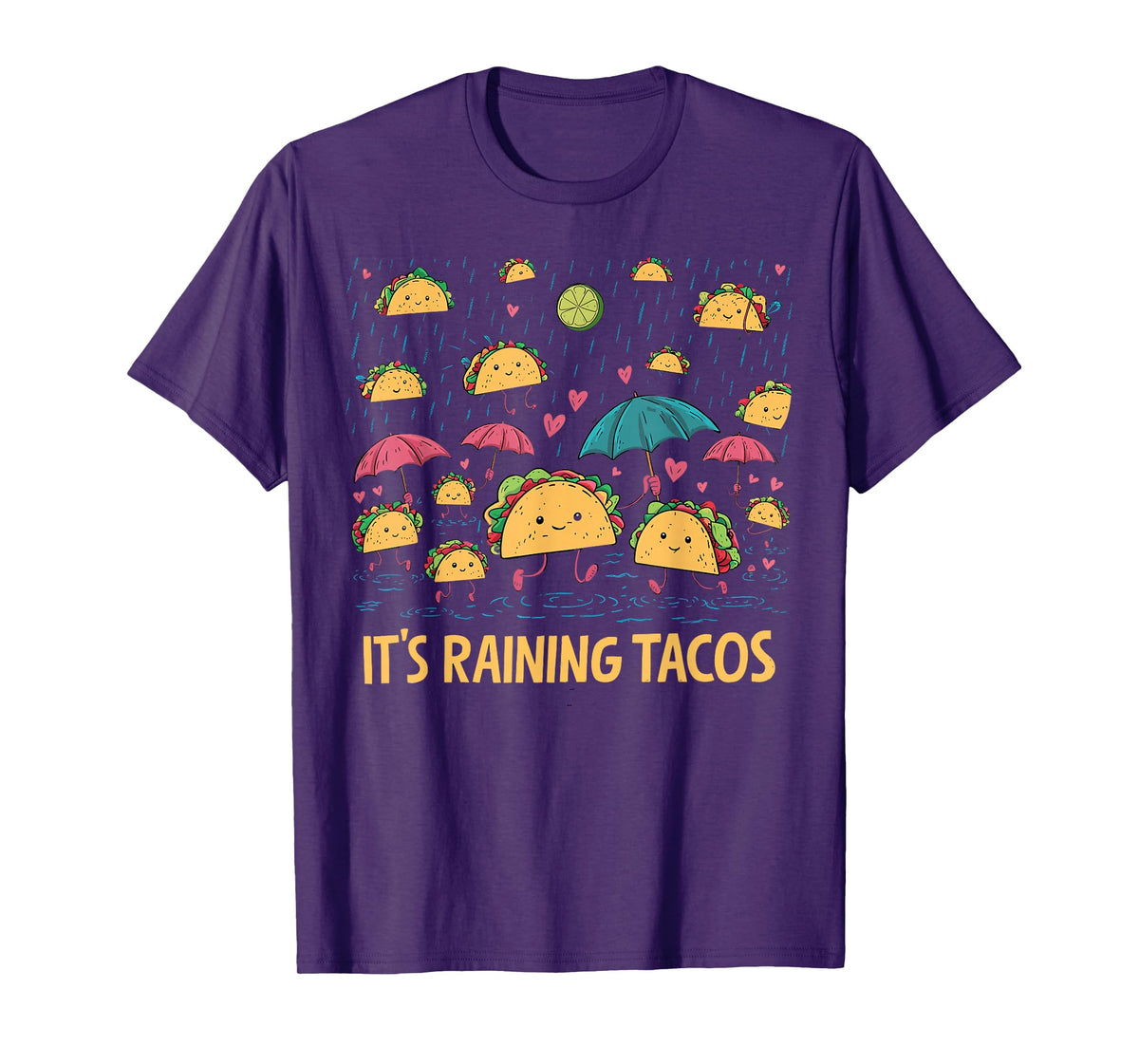 It's Raining Tacos Funny Taco Lovers kids girls boys T-Shirt