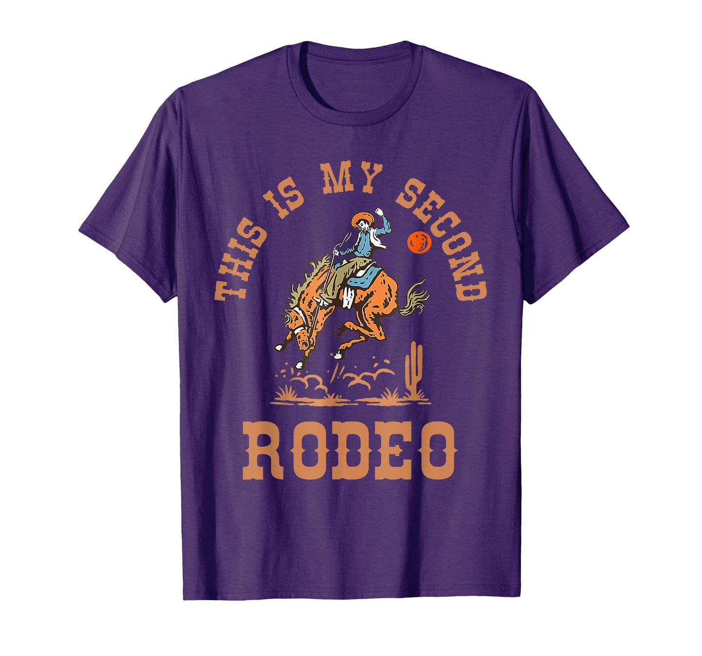 This is My Second Rodeo Western 2nd Birthday Boy Cowboy Kids T-Shirt