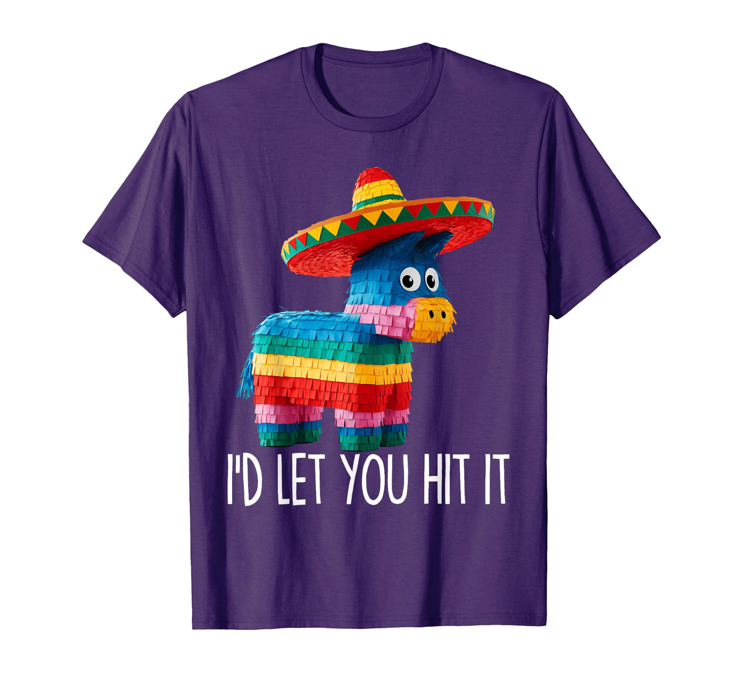 Funny Cinco De Mayo Funny Pinata Sombrero Hat Men Women T-Shirt