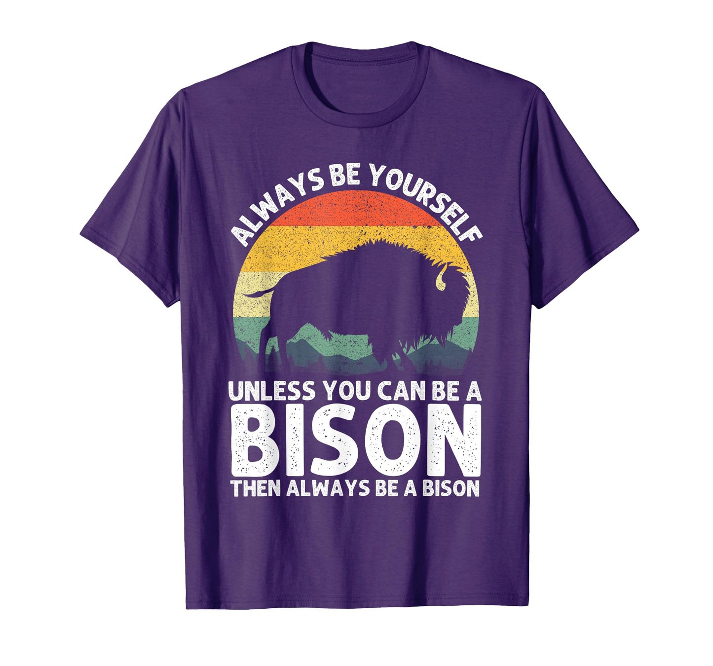 Cool Bison Design for Men Women Buffalo Animal Lovers Bison T-Shirt