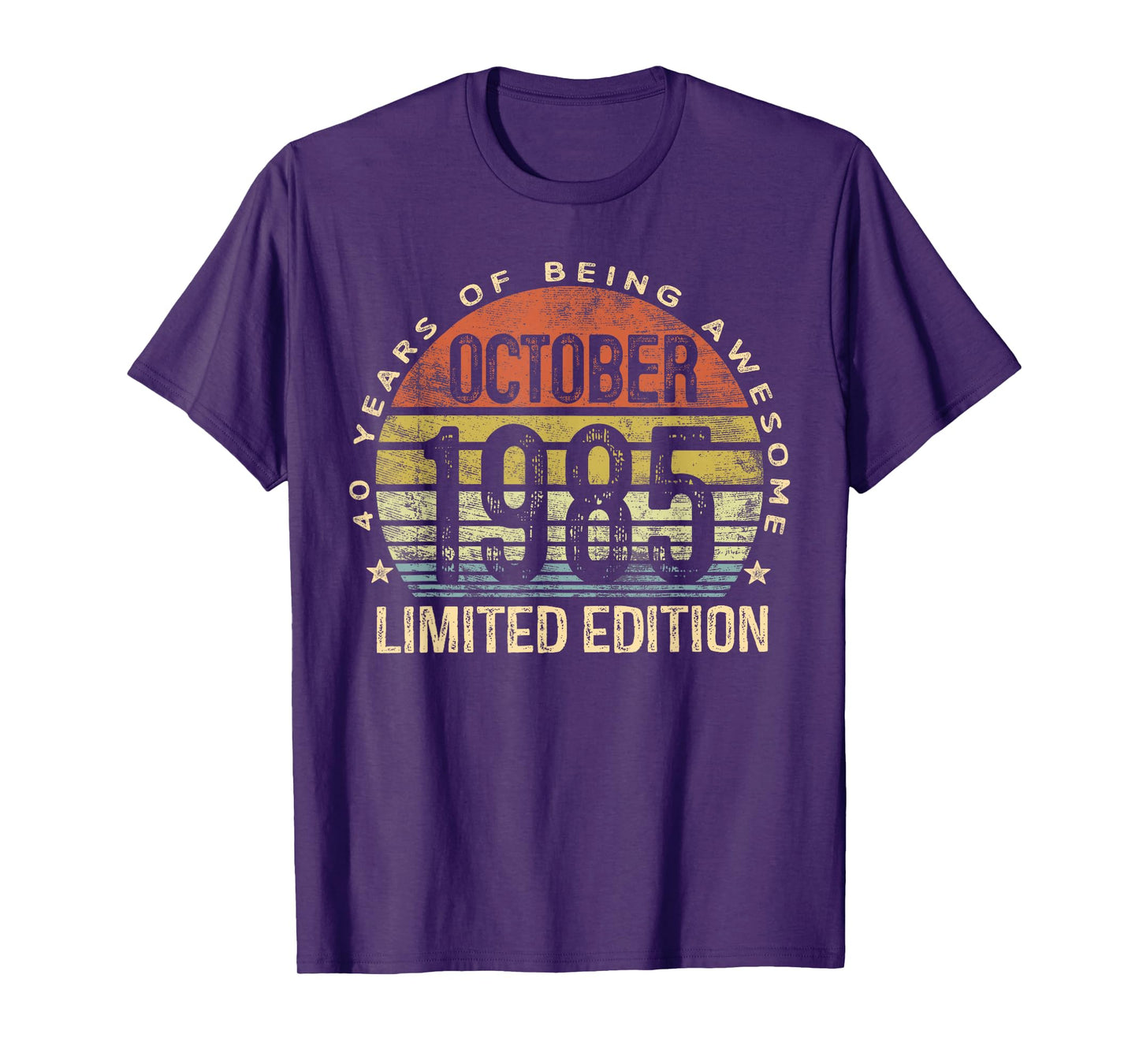October 1985 Limited Edition 40-Year-Old 40th Birthday T-Shirt