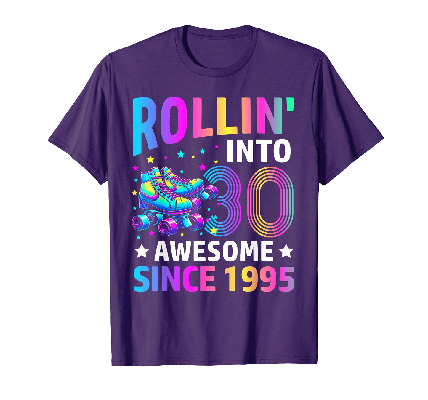 Rolling into 30 years old Skates 30th Birthday Gifts Girls T-Shirt