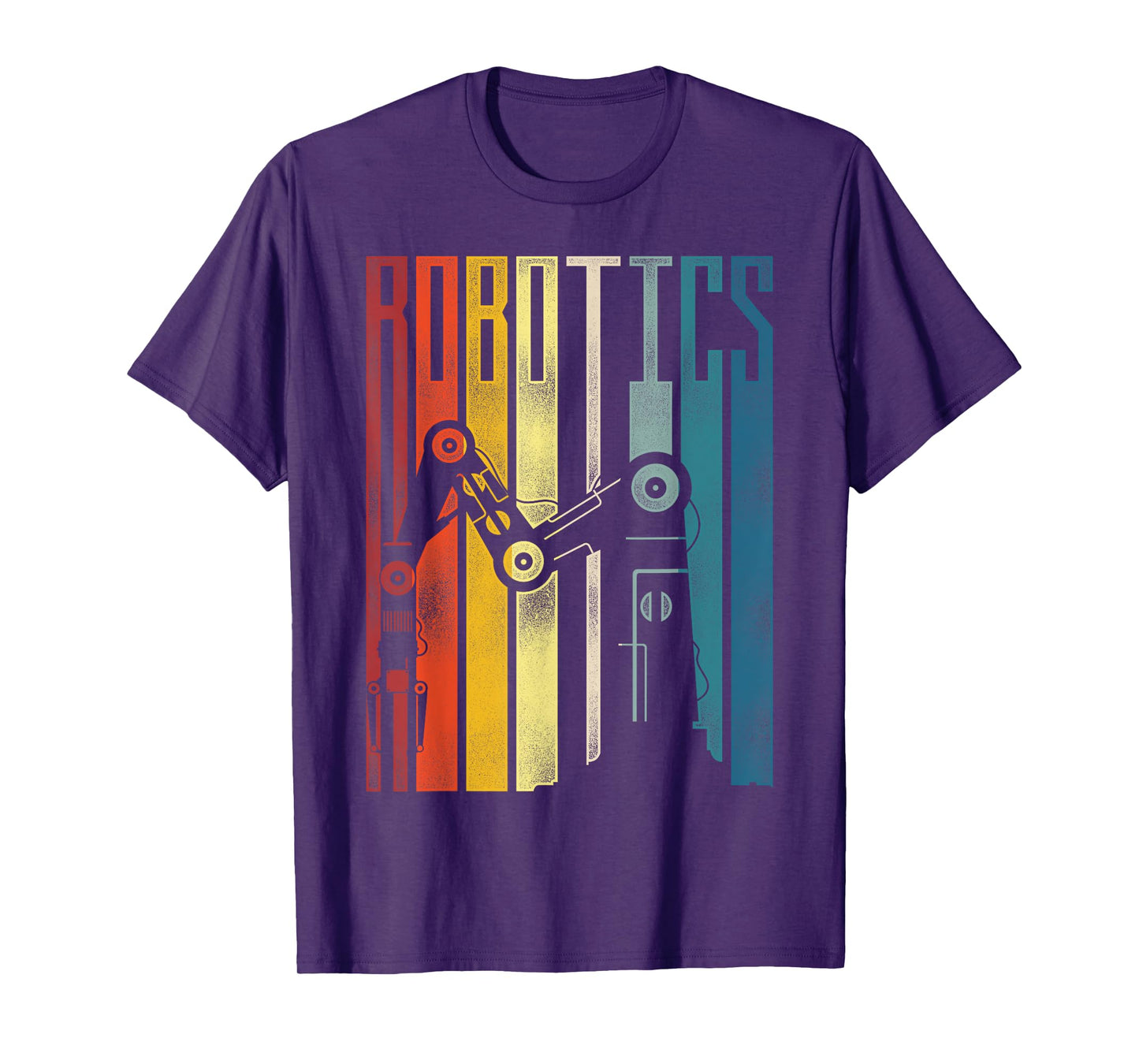 Robot Robotics Engineer Retro Vintage Robotics T-Shirt