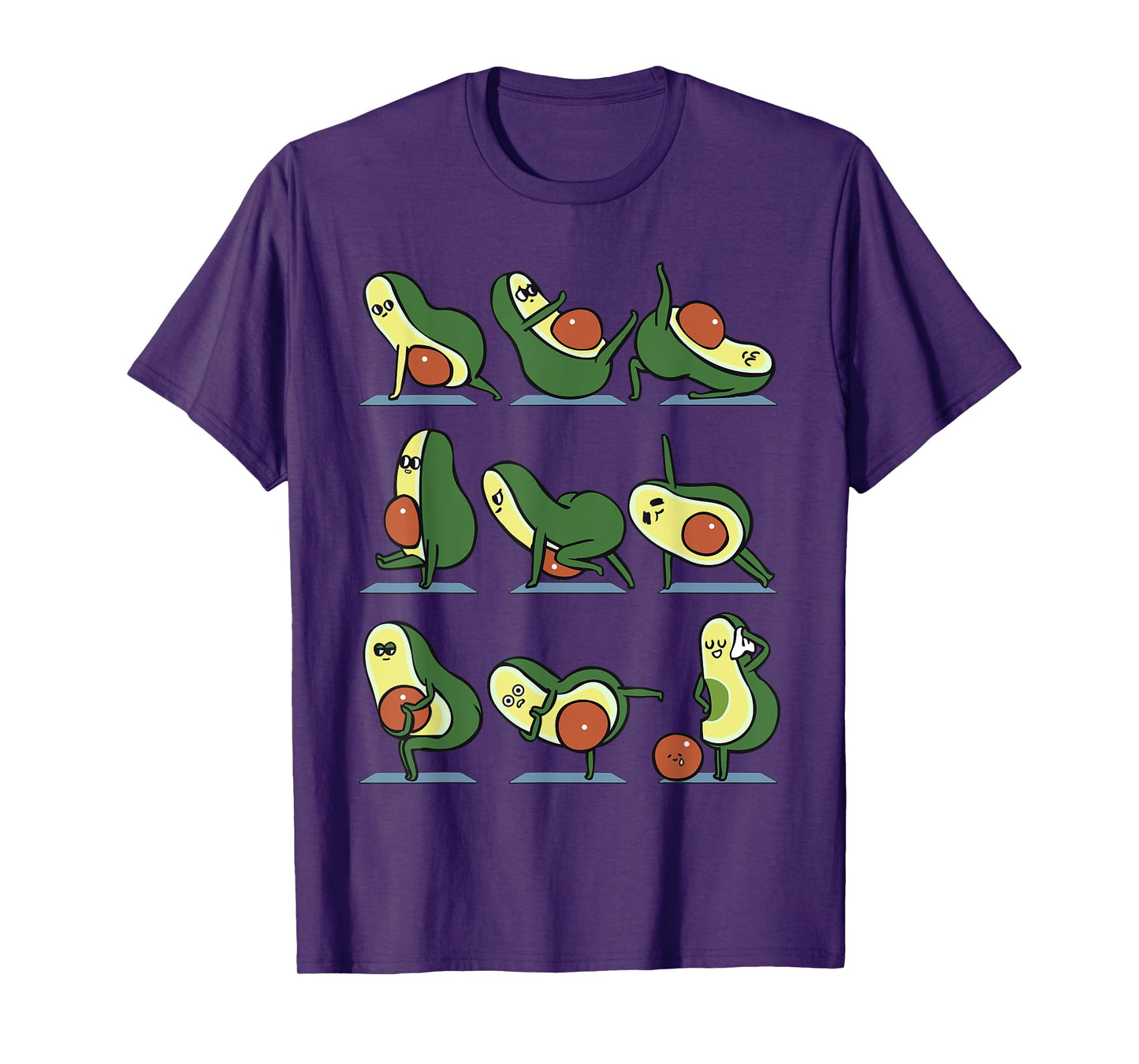 Avocado Yoga For A Flat Tummy T-Shirt