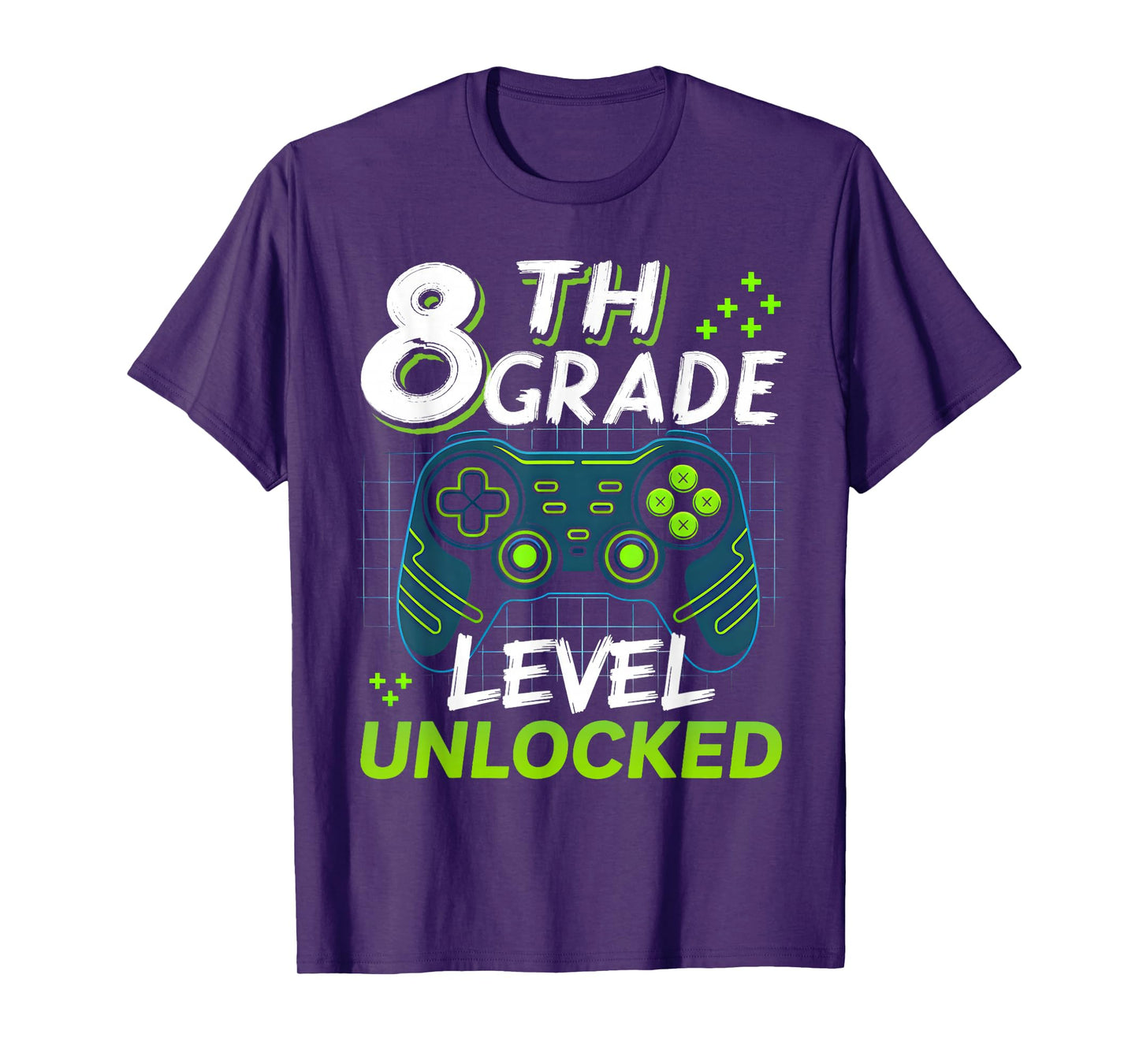 Back to School 8th Grade Boys Gamer First Day School Level T-Shirt