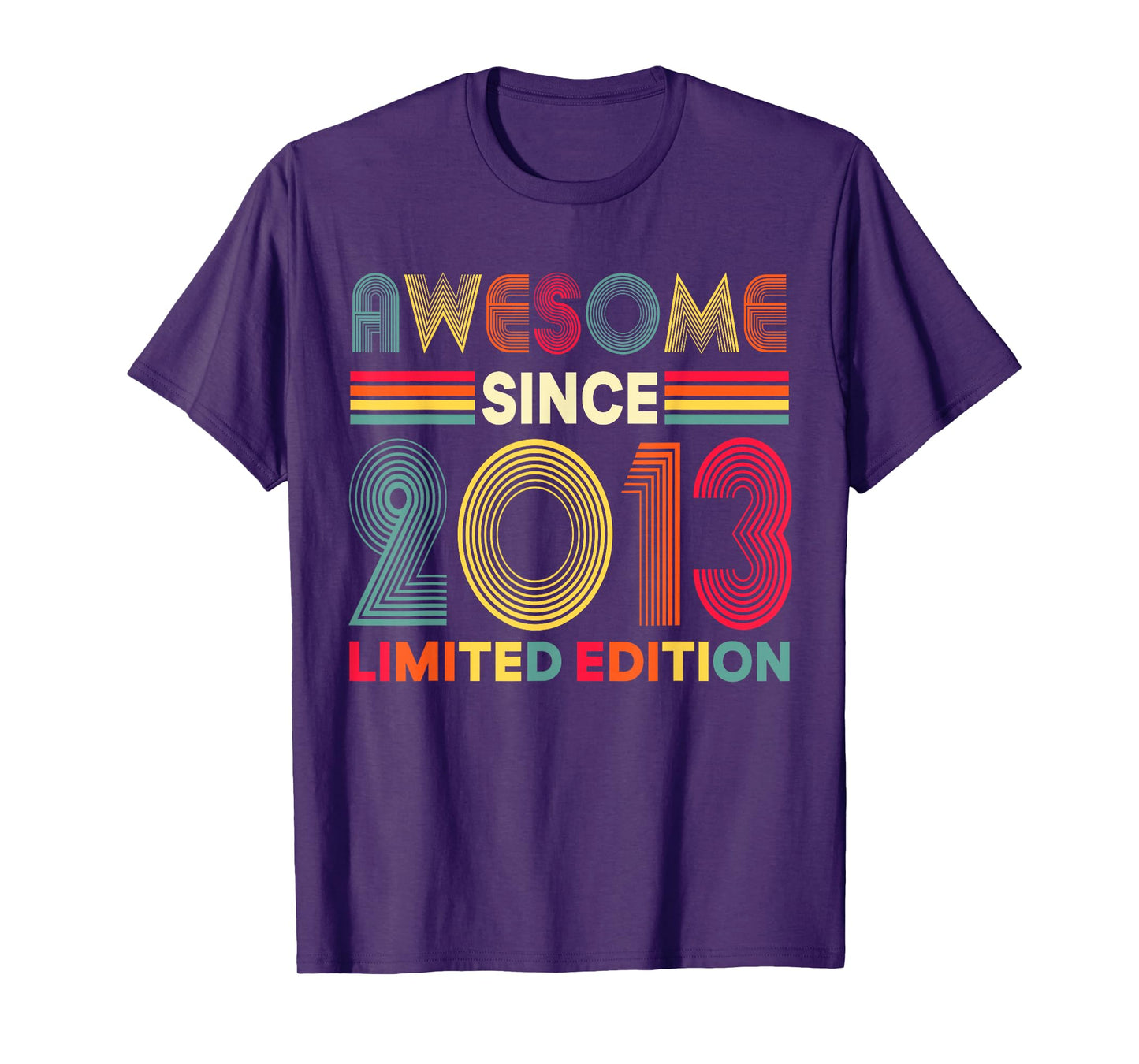 Awesome Since 2013 Limited Edition 13th Birthday Decorations T-Shirt