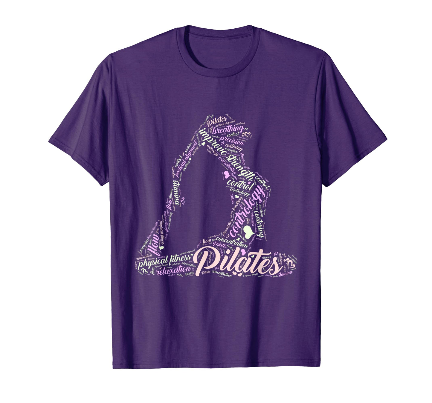 Pilates Wordcloud B T-Shirt