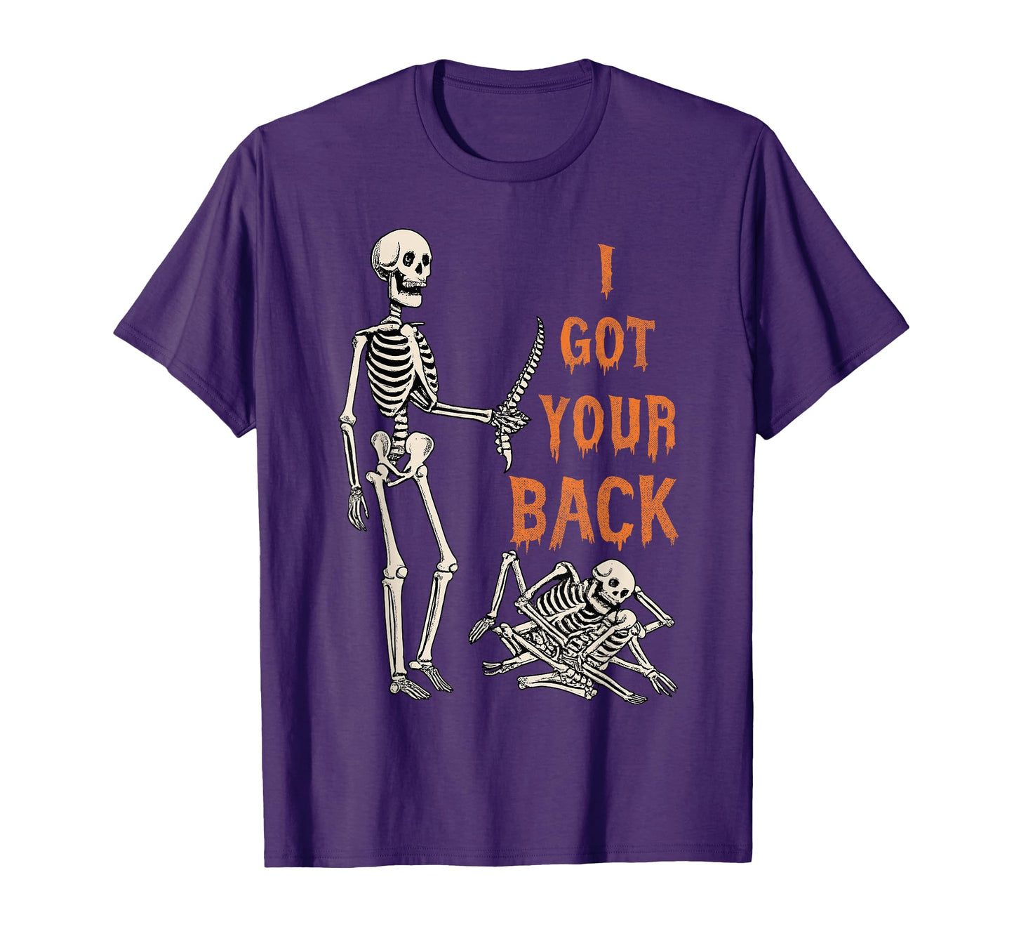 Halloween Skeletons Ive Got Your Back Costume Men Women Kids T-Shirt