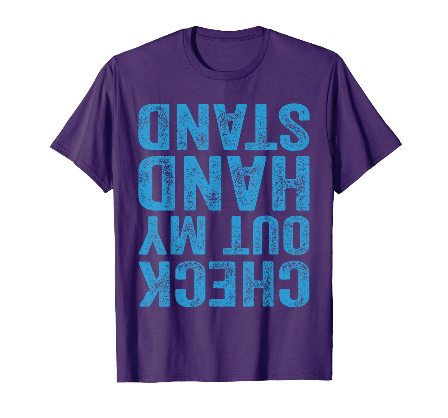 Check Out My Handstand Gymnast Yoga Funny Gymnastics T-Shirt