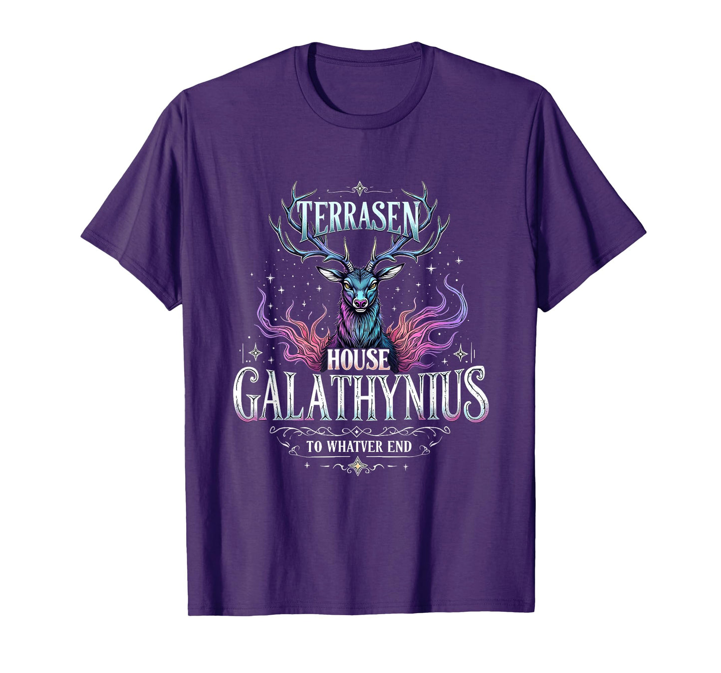 Vintage Terrasen House Galathynius Fantasy Stag Apparel T-Shirt