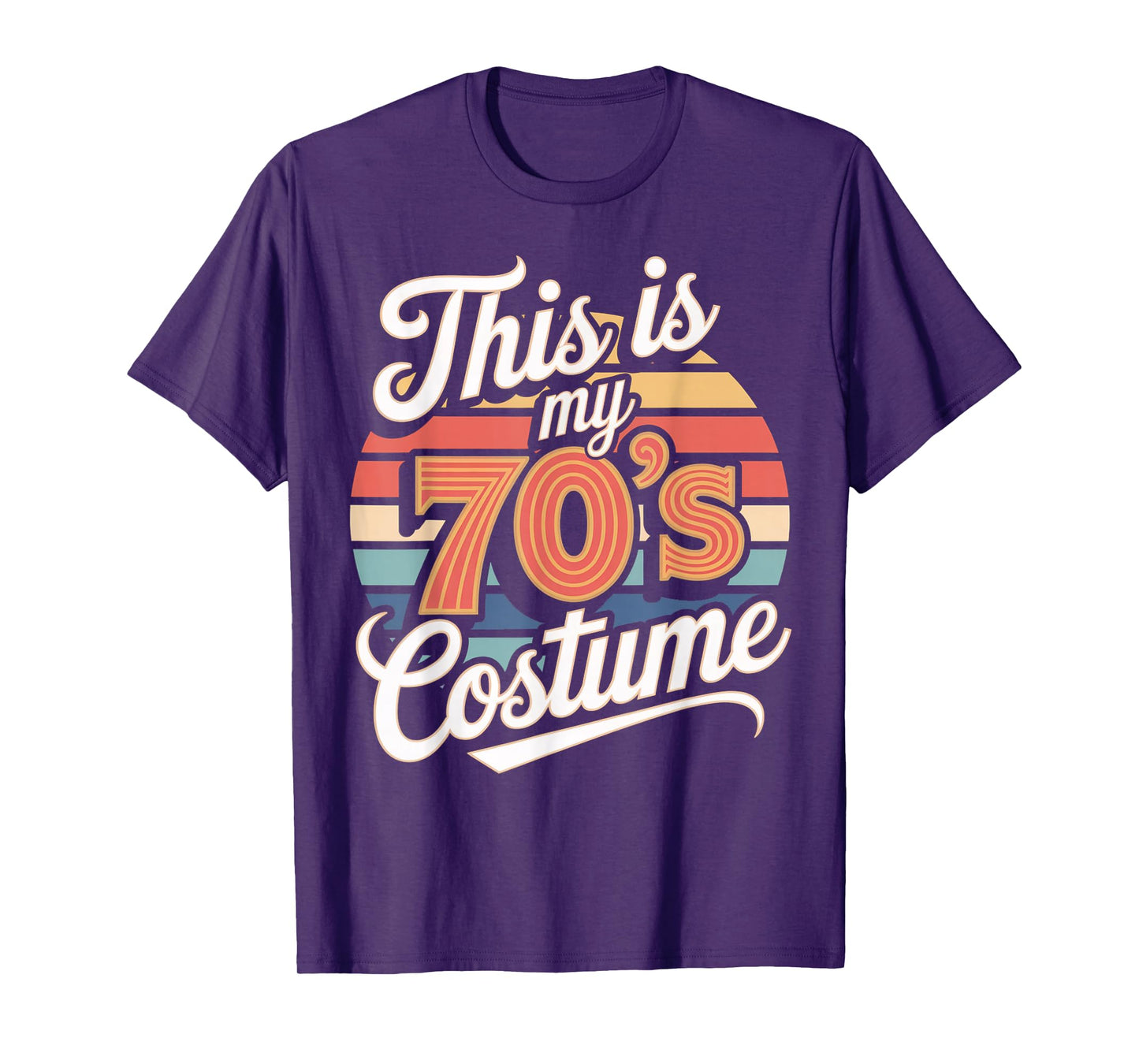 This Is My 70s Costume 70 Styles Men 70's Disco 1970s Outfit T-Shirt