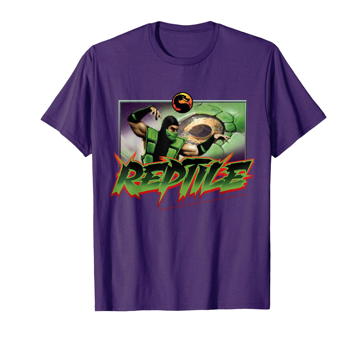 Reptile Mortal Combat Merch Iconic Design T-Shirt
