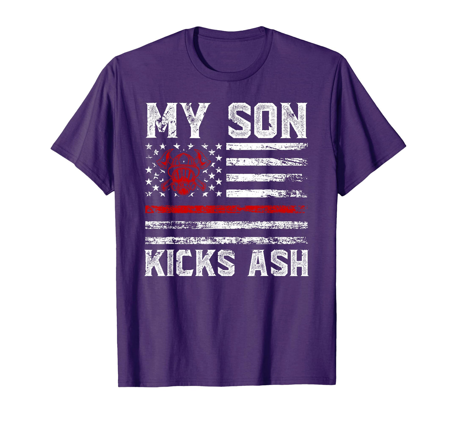 Funny Firefighter Mom Fireman Mom Of A Firefighter Mother T-Shirt
