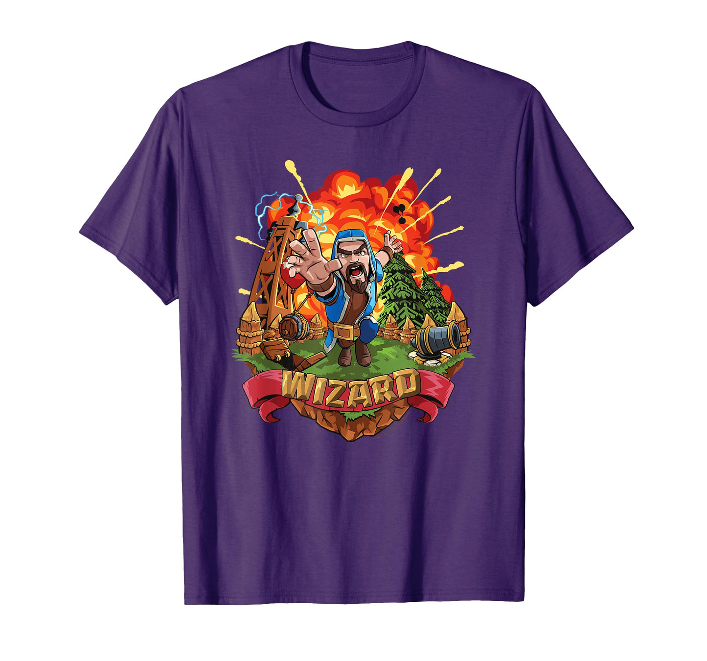 Clash of Clans Wizard Epic Explosion Logo T-Shirt