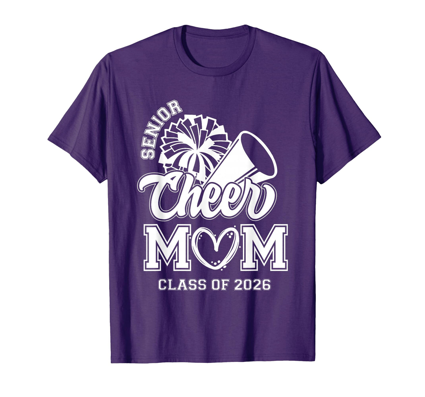 Senior Cheer Mom Class of 2026 Pride T-Shirt
