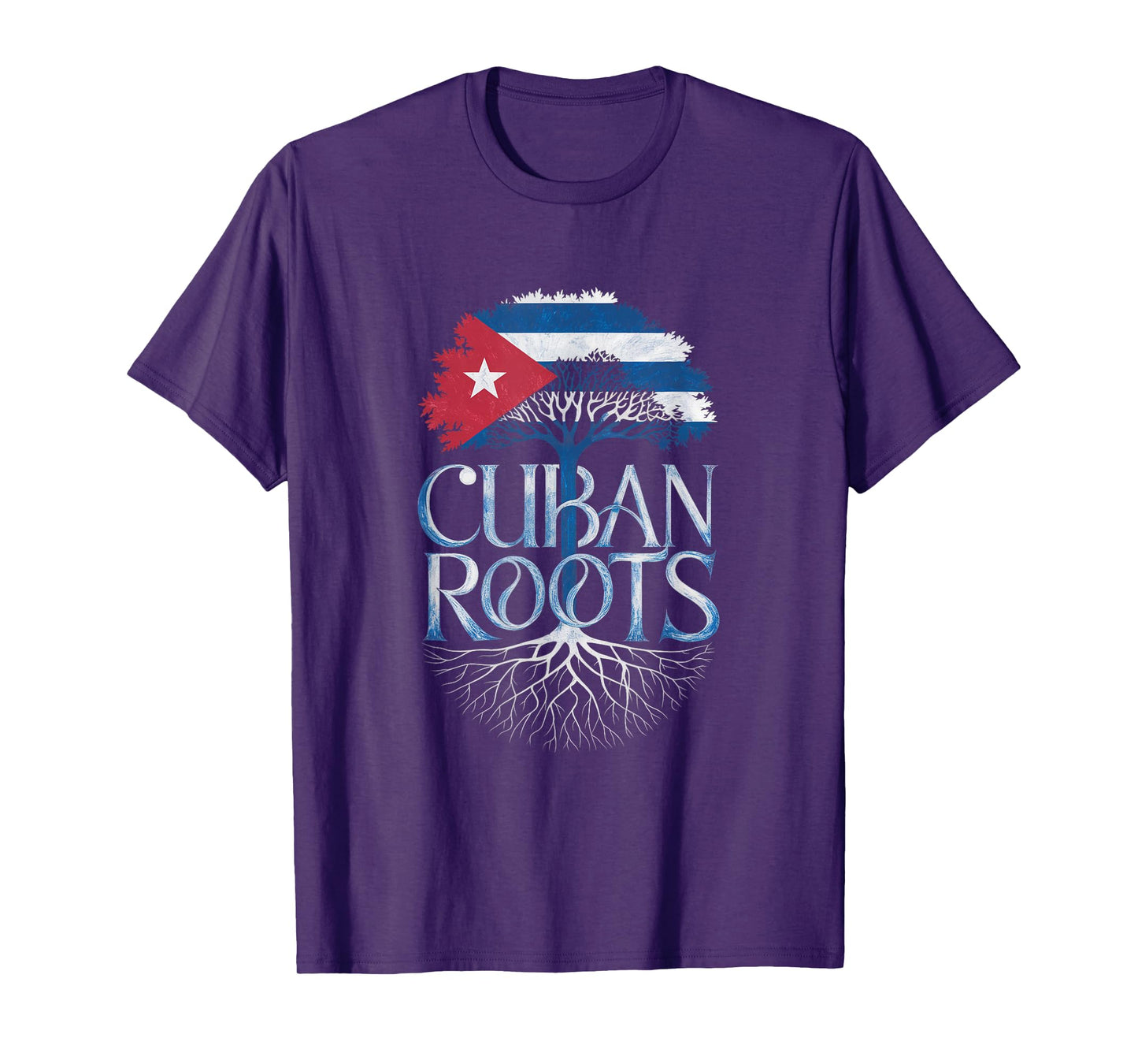 Cuban Roots - Cuba Flag Colors Family Tree Souvenir T-Shirt