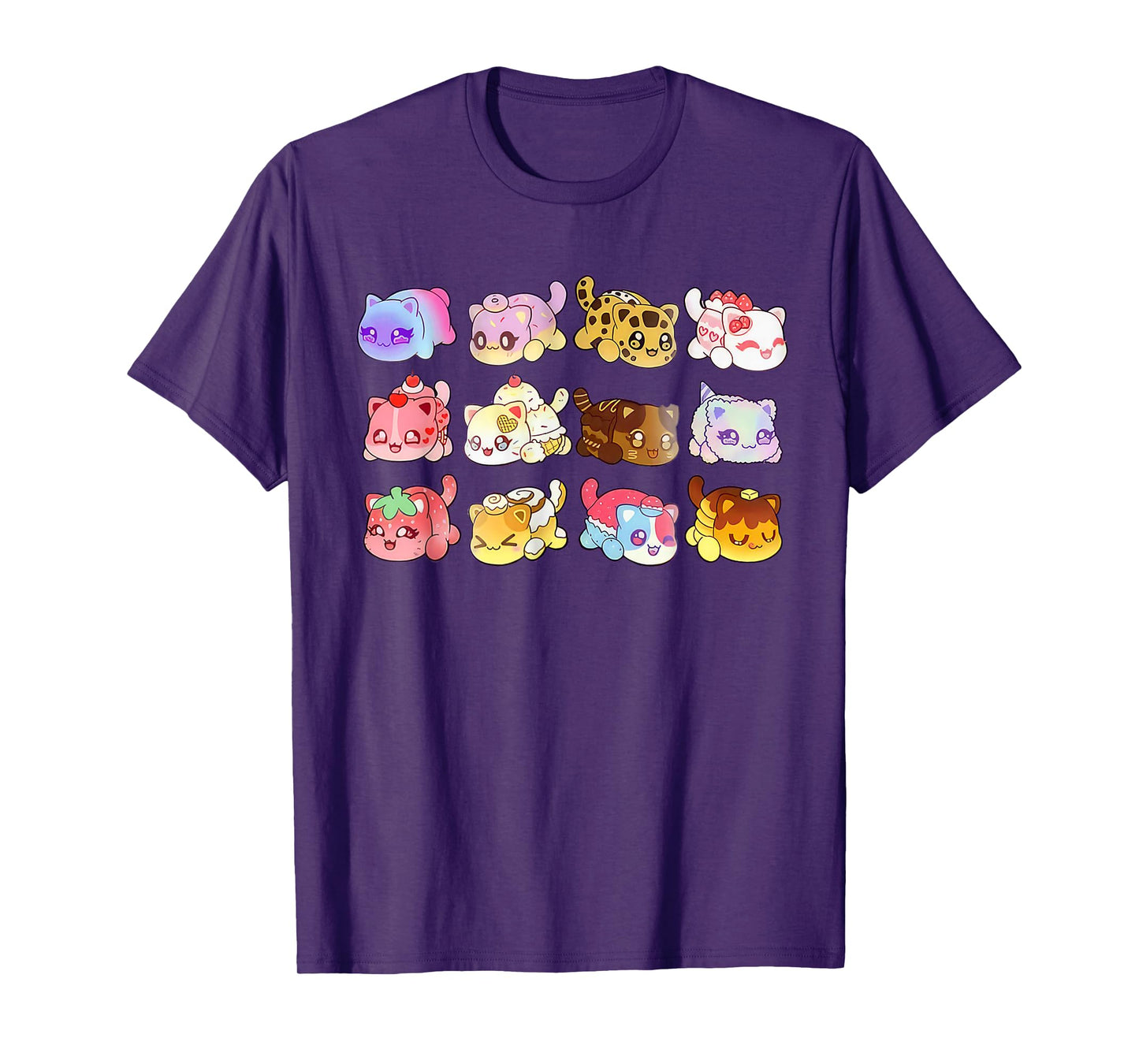 Cute Meemeow Cats Gift Tee for Kids and Cat Lovers Men Women T-Shirt