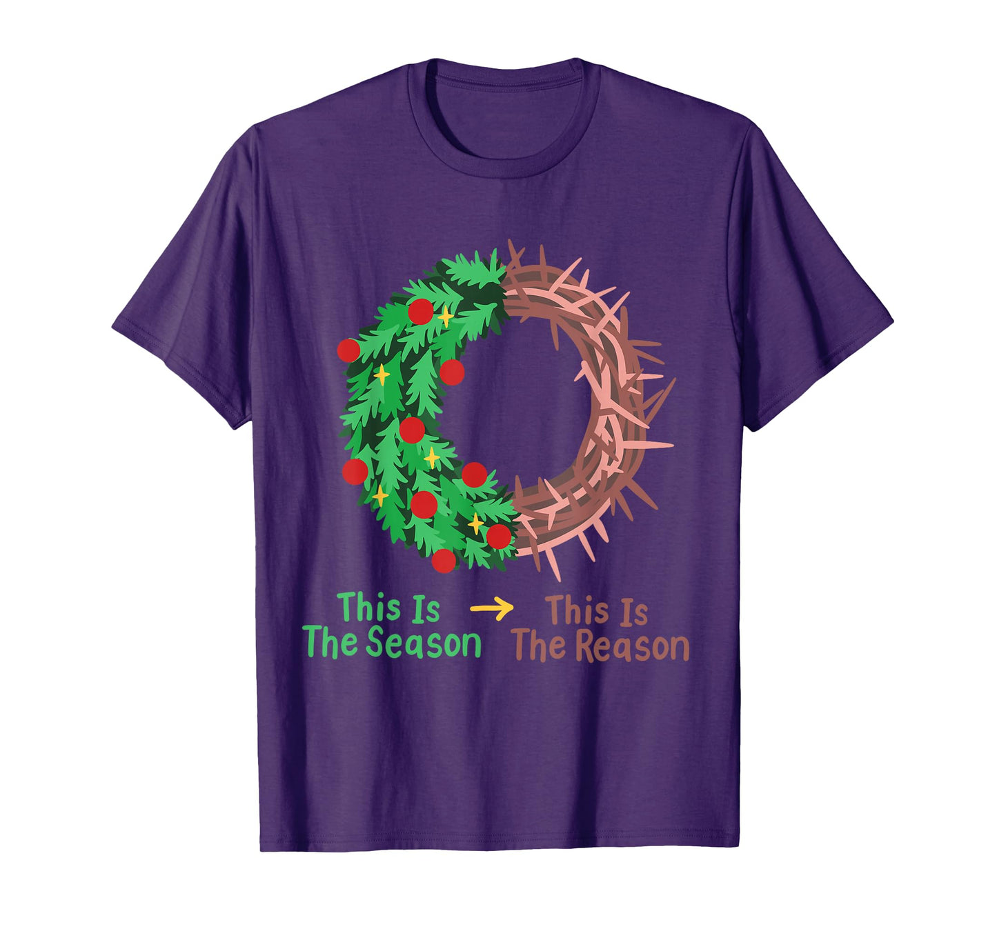 Christian Christmas Jesus This Is The Season The Reason T-Shirt