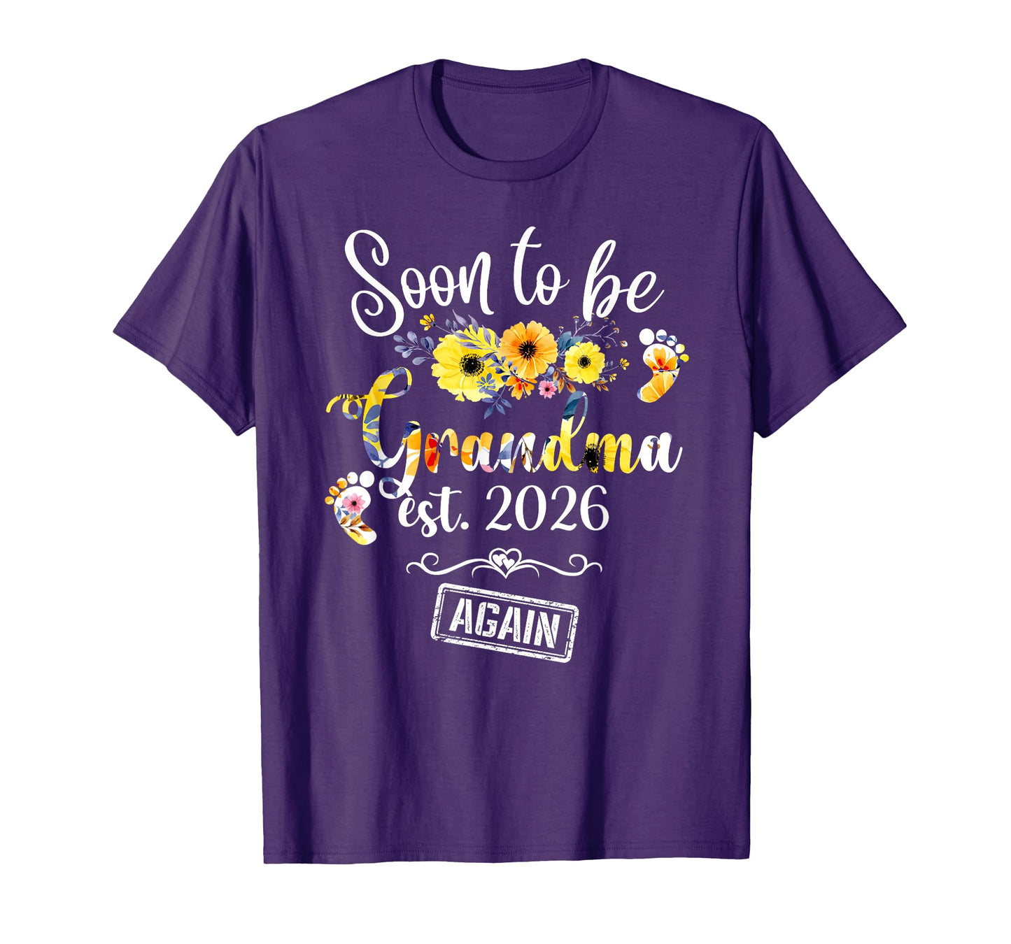 Soon to be Grandma, Again est 2026 New Grandma T-Shirt