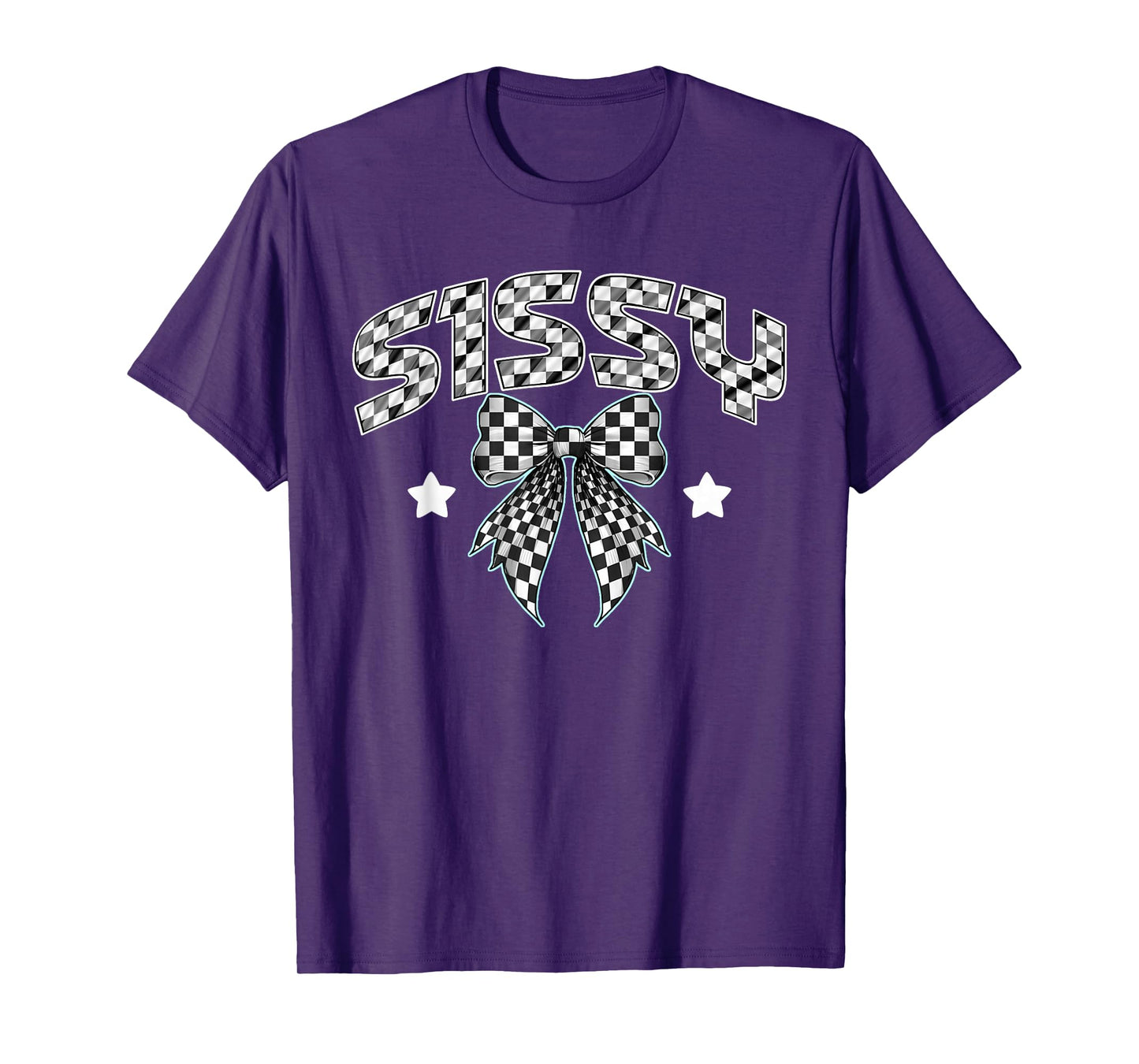 Sissy Pit Crew Family Racing Birthday Race Car T-Shirt