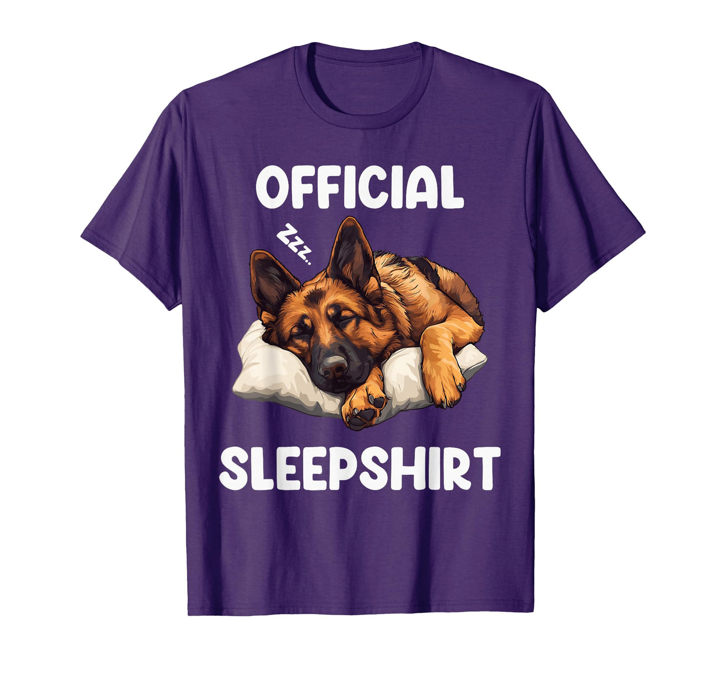 Official German Shepherd Sleepshirt Dog Lover pajamas T-Shirt