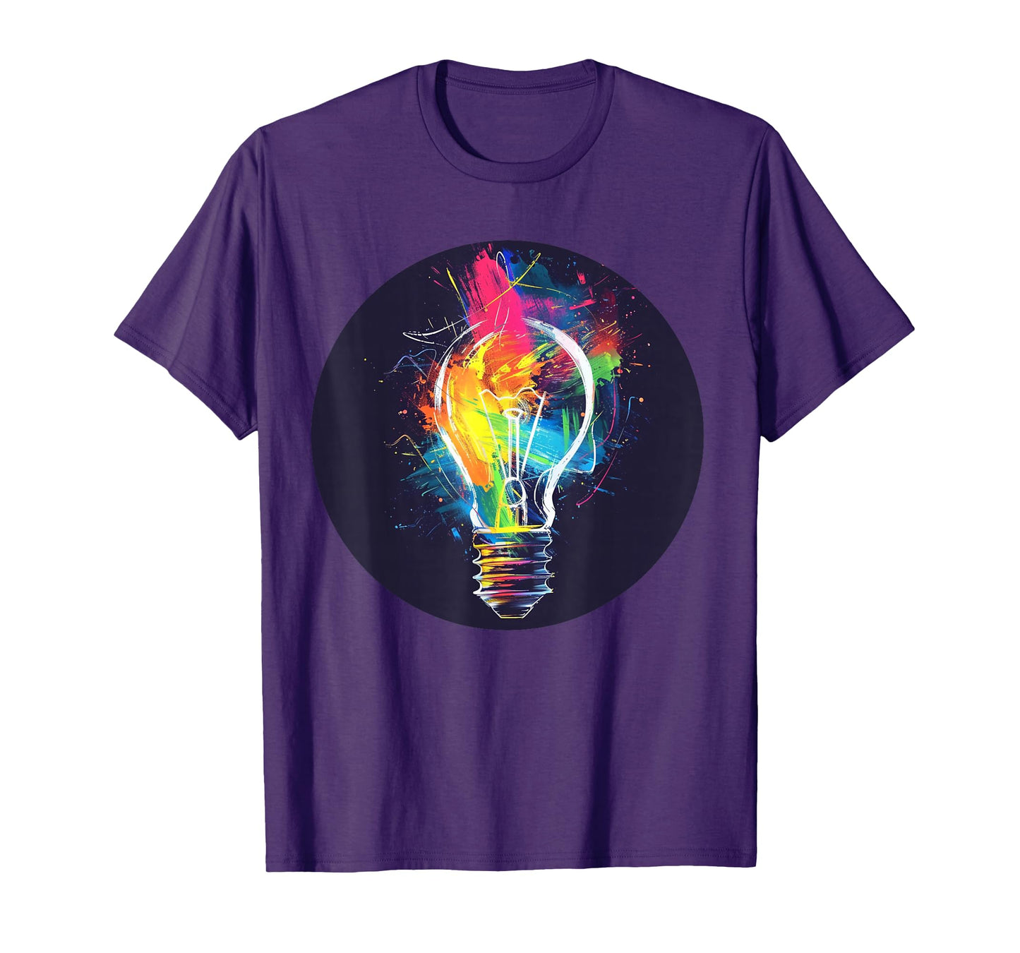 Cool multicolor Light Bulb Costume for Boys and Girls T-Shirt