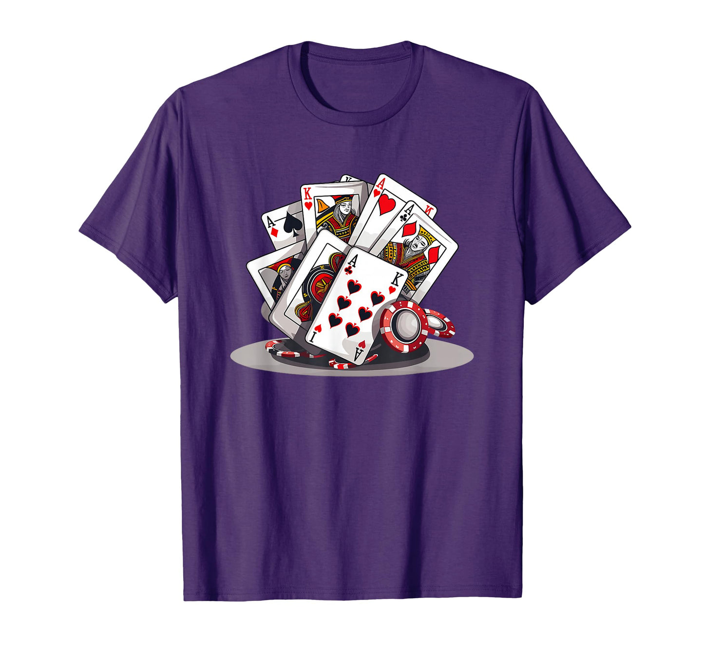 Funny Poker Card Player Casino Gambler Poker T-Shirt