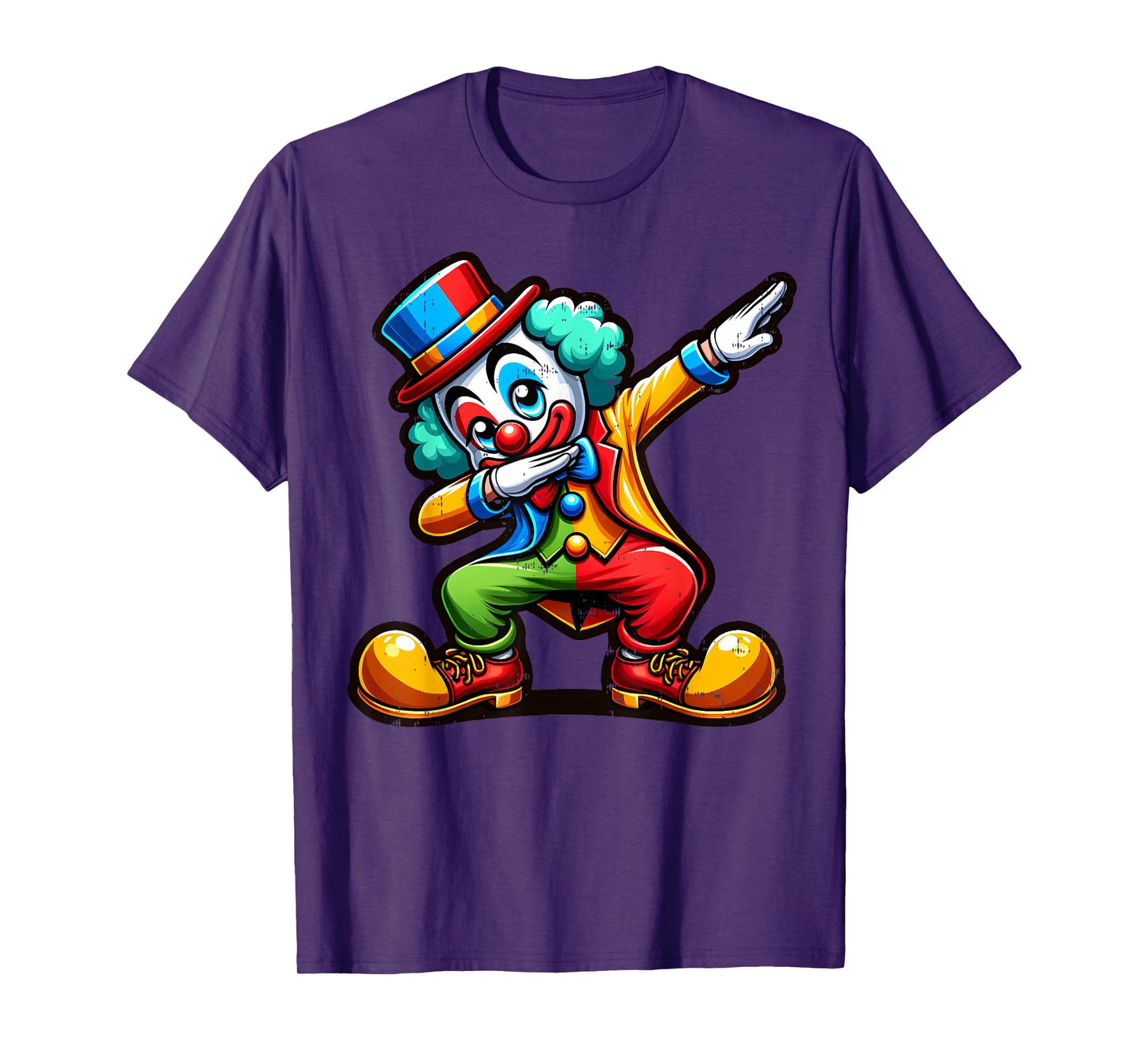 Clown Dabbing Funny Dancing Dab Boys Girls Kids T-Shirt