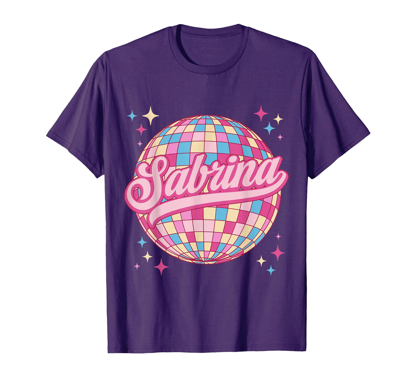 Retro Sabrina Name Personalized I Love Sabrina Birthday Girl T-Shirt