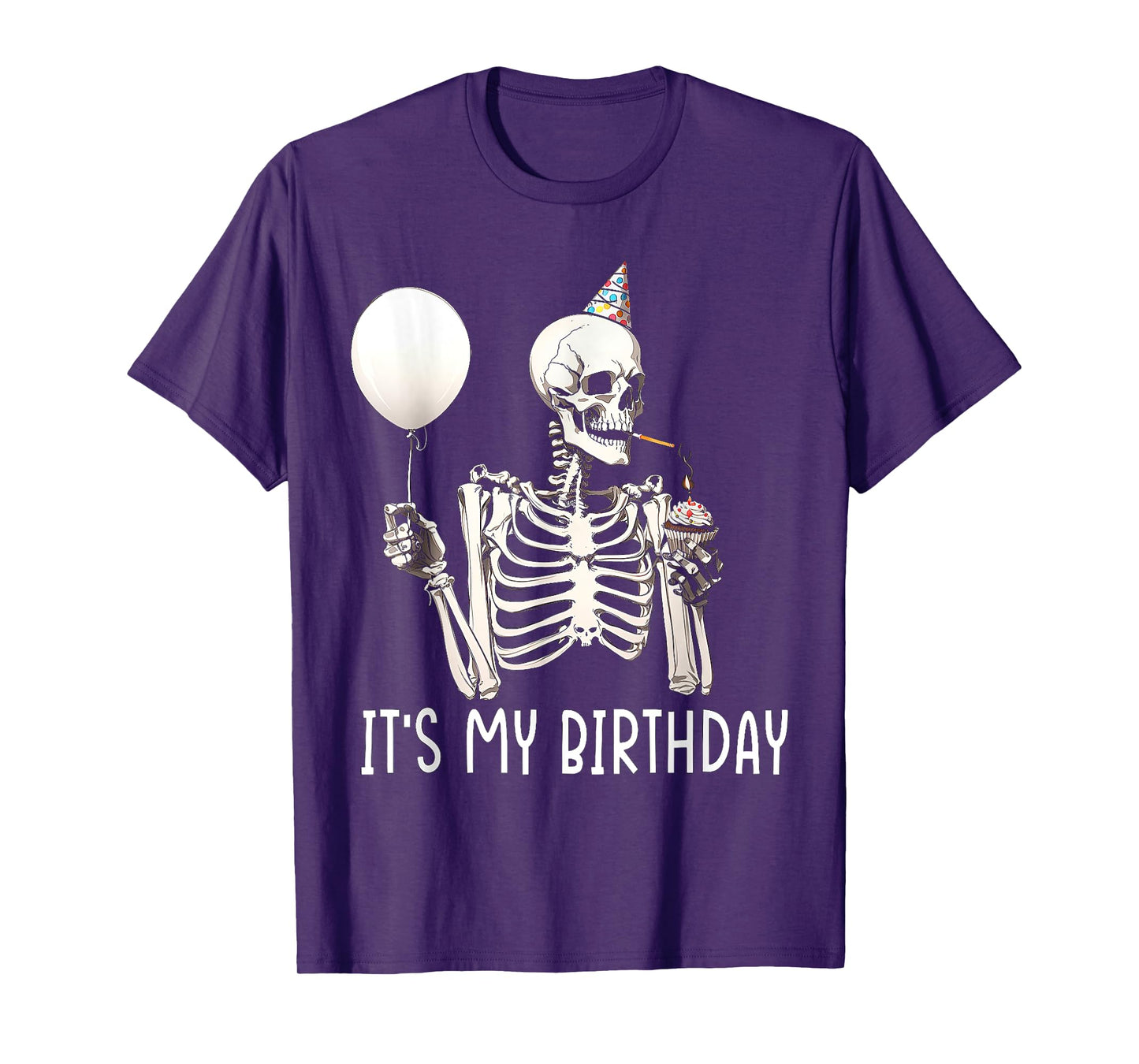 It's My Birthday Halloween Skeleton T-Shirt