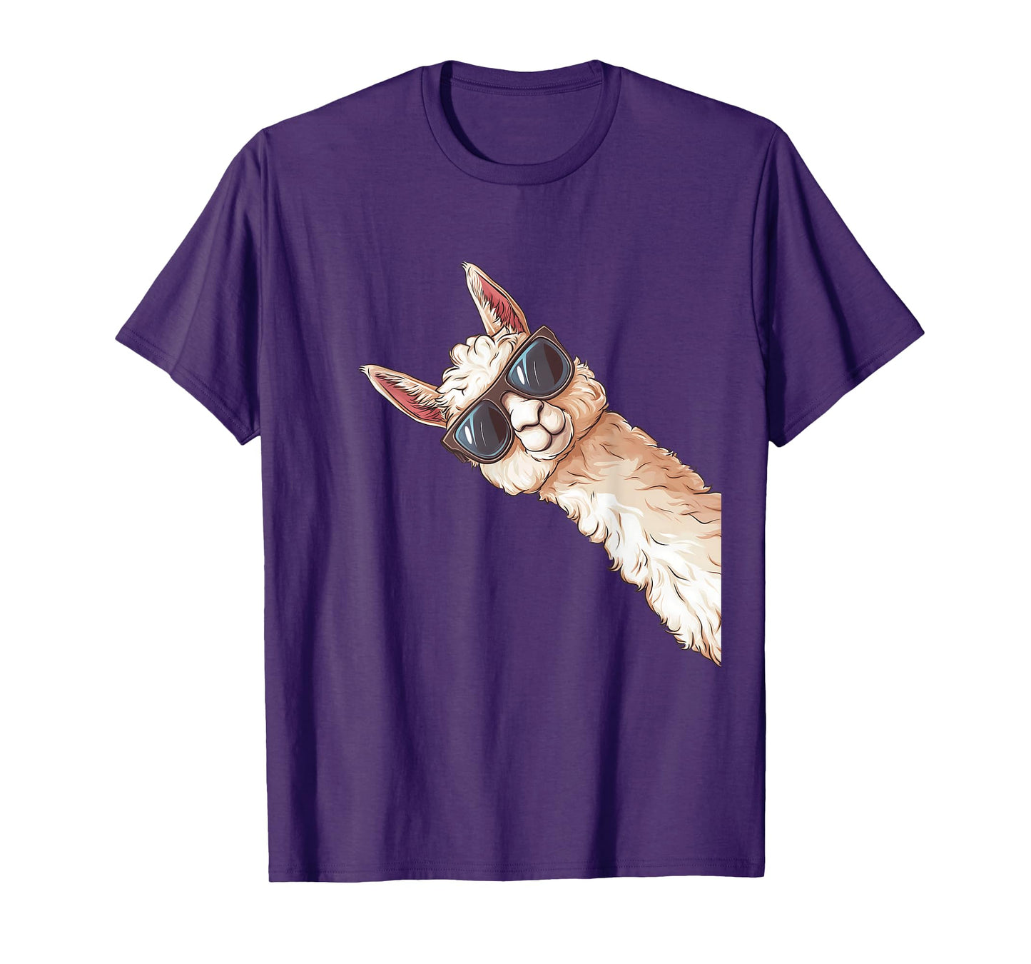 Llama Alpaca Lama Sunglasses T-Shirt