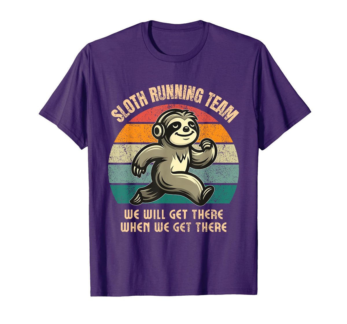 Sloth Running Team. 13.1 Miles Half Marathon. Slow Runner T-Shirt