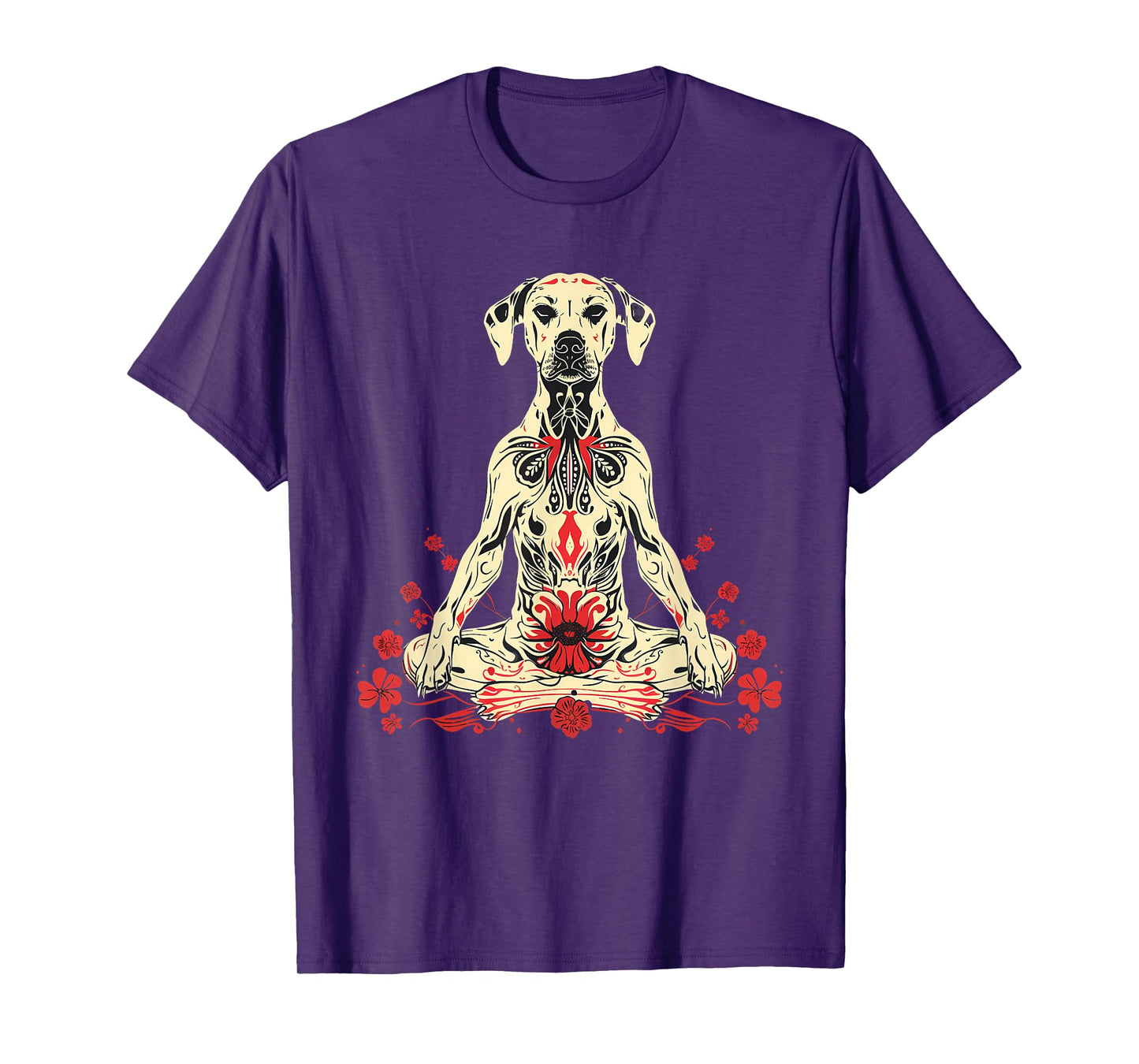 Dog Buddha Meditation Spiritual Yoga Buddhist Spirituality T-Shirt for Men Women Kids