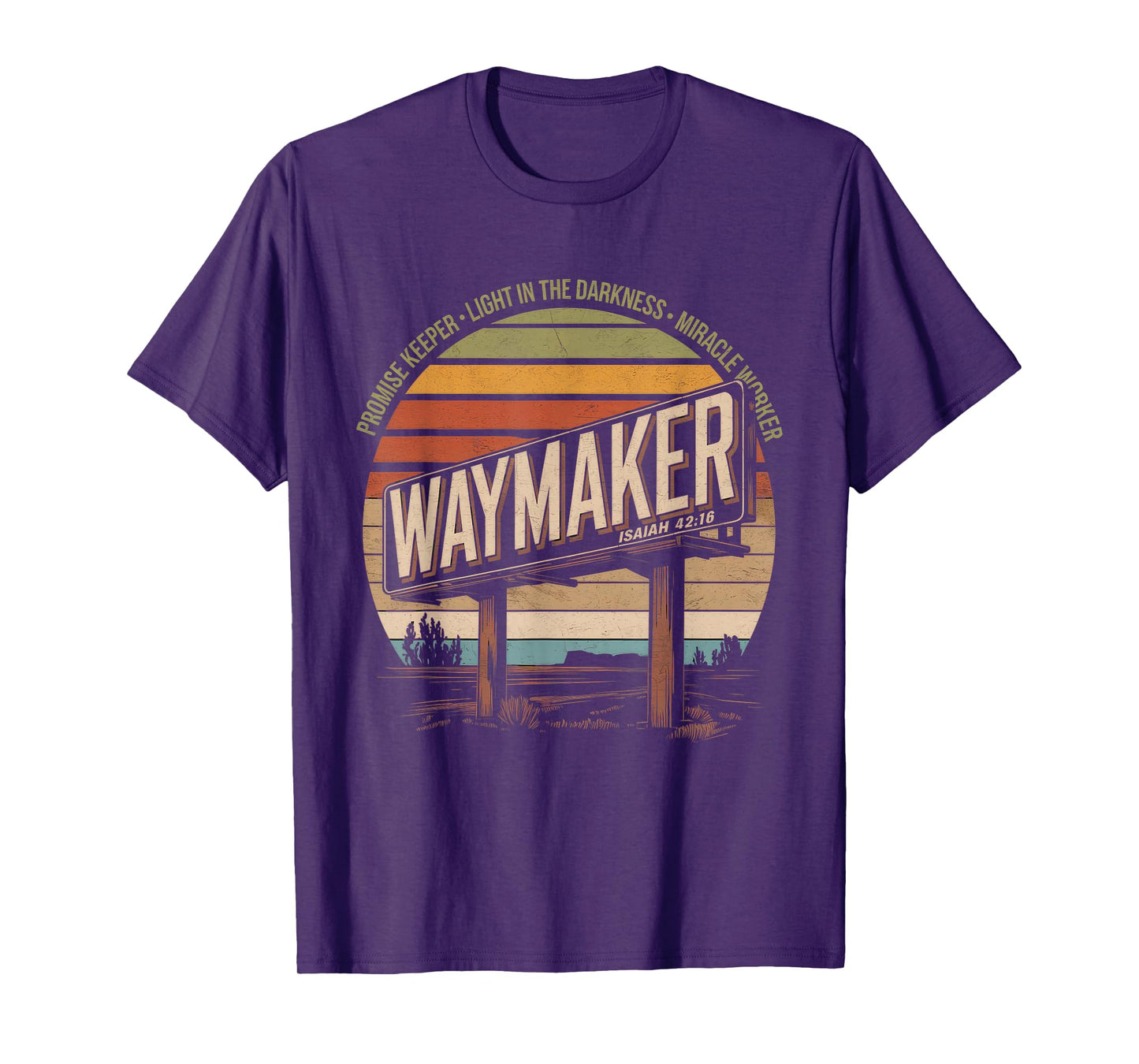 Waymaker Tshirt Promise Keeper Miracle Worker God Christian T-Shirt