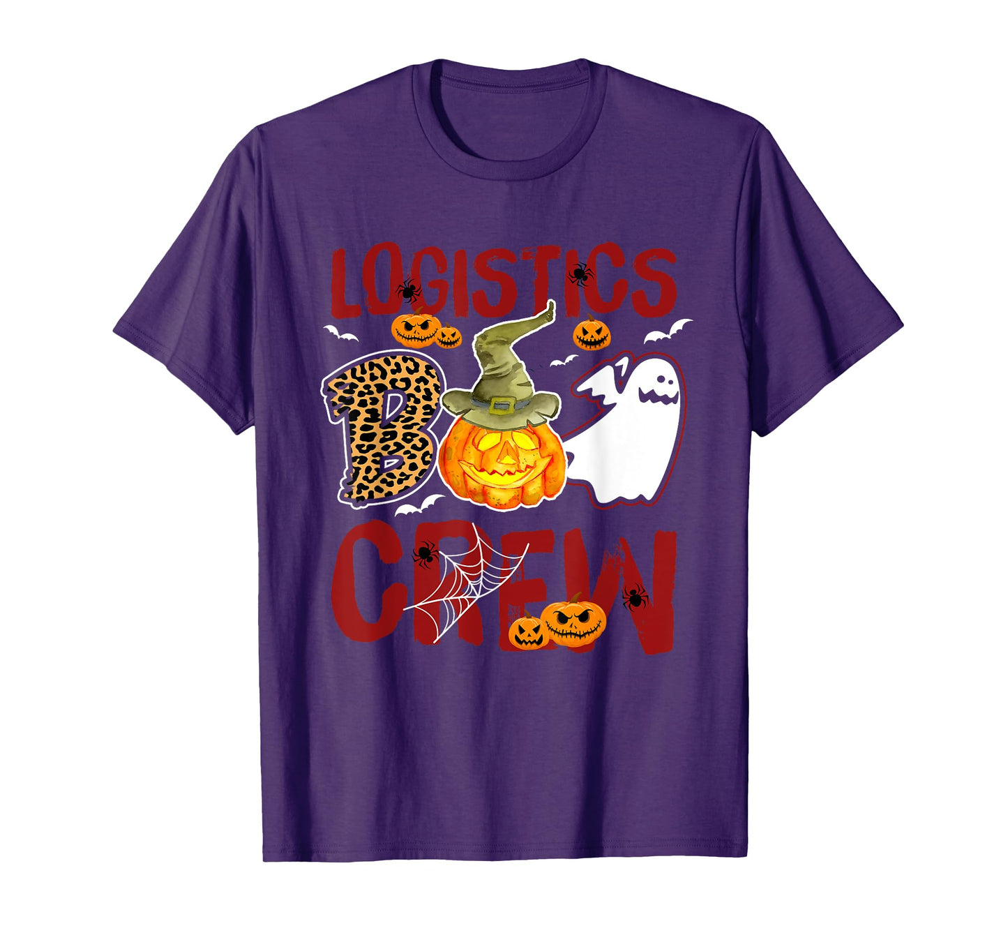 Logistics Boo Crew Halloween Logistics Manager Costume T-Shirt