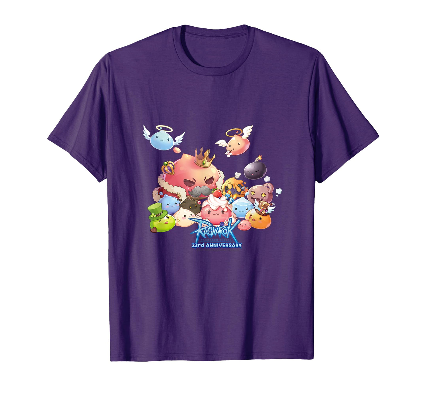 Ragnarok Poring Parade – 23rd Anniversary Character Art T-Shirt