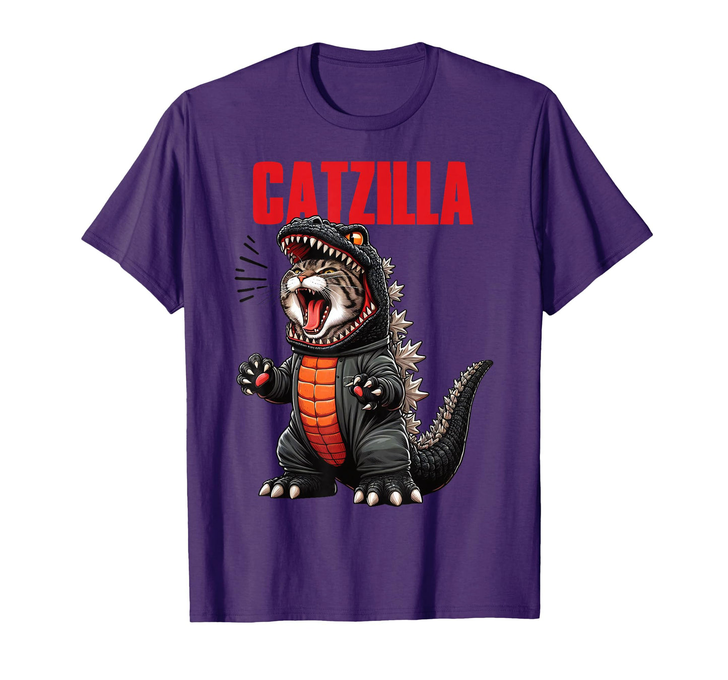 Cute Kitty Catzilla T-Shirt for Cat Moms & Dads