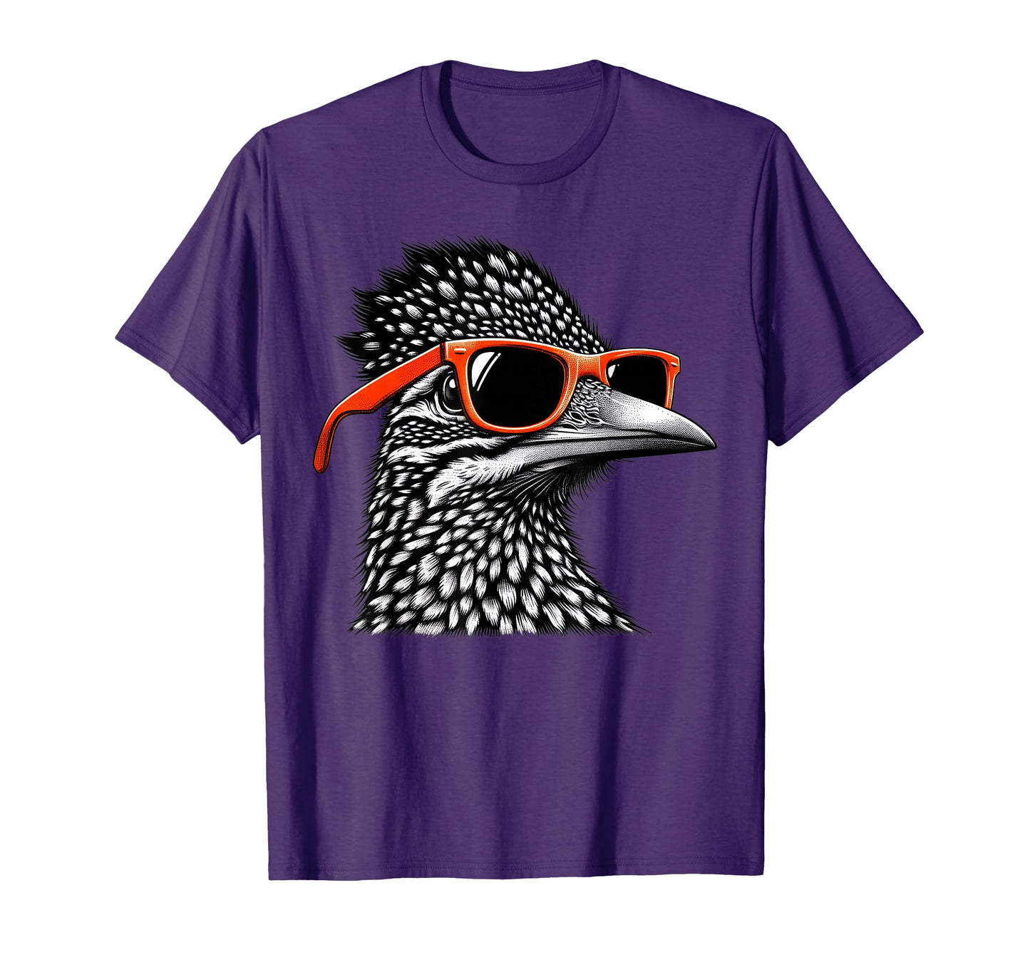 Cool Roadrunner Bird Wearing Sunglasses Graphic Art T-Shirt