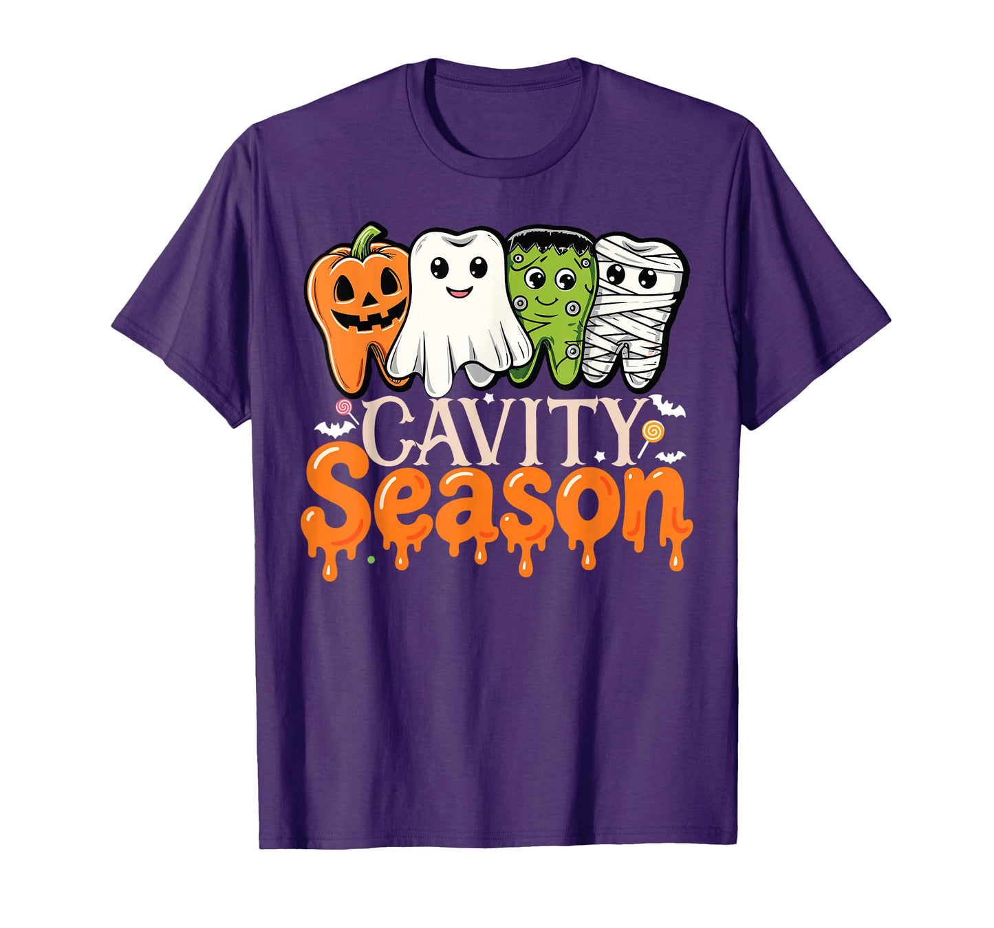 Cavity Season Halloween Tooth Funny Dental Hygienist T-Shirt