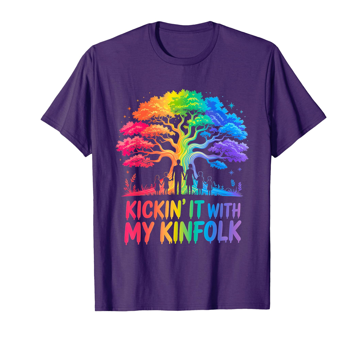 Kickin' It with My Kinfolk Funny Family Reunion T-Shirt