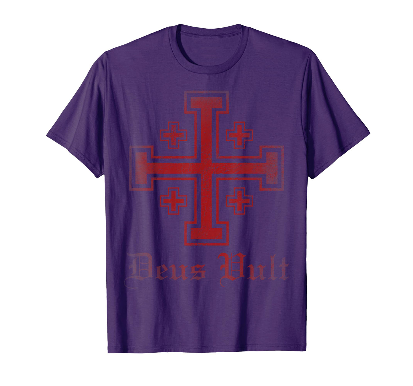 Jerusalem Cross Deus Vult Order of The Holy Sepulchre Knight T-Shirt