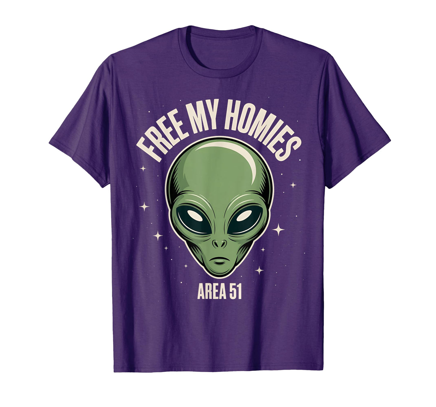 Free My Homies Area 51 Funny Alien UFO Boys Kids Men Women T-Shirt