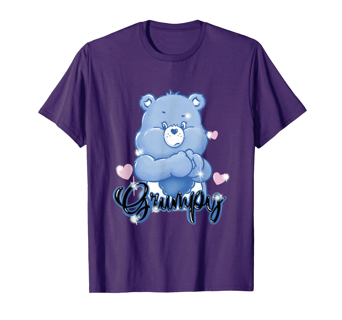 Care Bears Grumpy Bear Old School Graffiti Heart T-Shirt