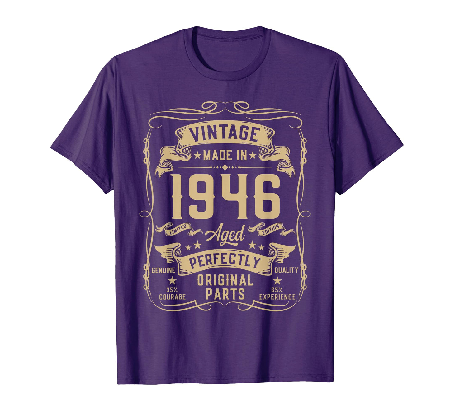 Vintage 1946 79yr 79th Birthday Gifts for Men 79 Years Old T-Shirt