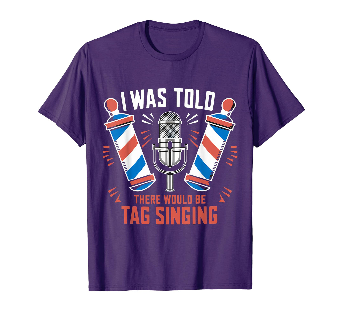 Barbershop Quartet Music Harmony Tag Singing T-Shirt
