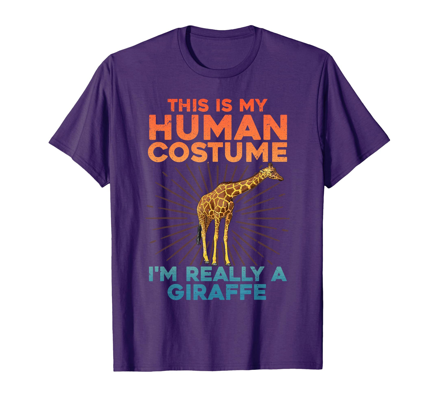 Cool Giraffe Art For Men Women Kids Toddler Giraffe Costume T-Shirt