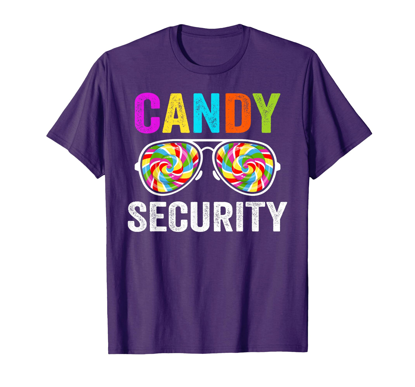 Candy Security Halloween Costume Funny Birthday Family Party T-Shirt