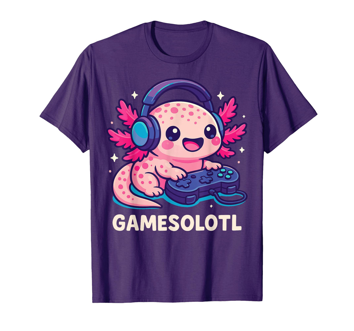 Gamesolotl Axolotl Gamer Gaming Anime T-Shirt