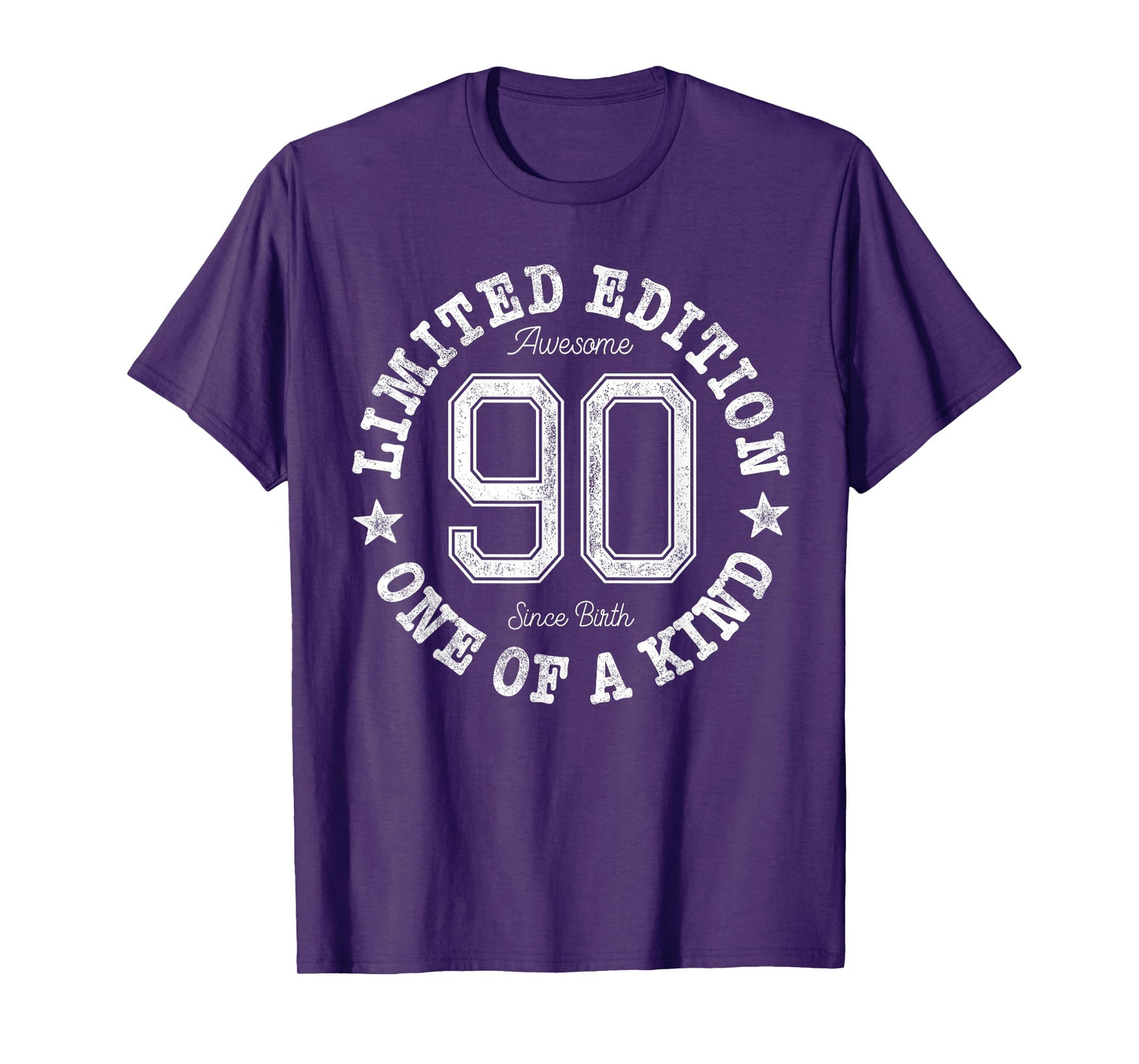 90 Limited Edition One of a Kind 90th Birthday 90-Year-Old T-Shirt