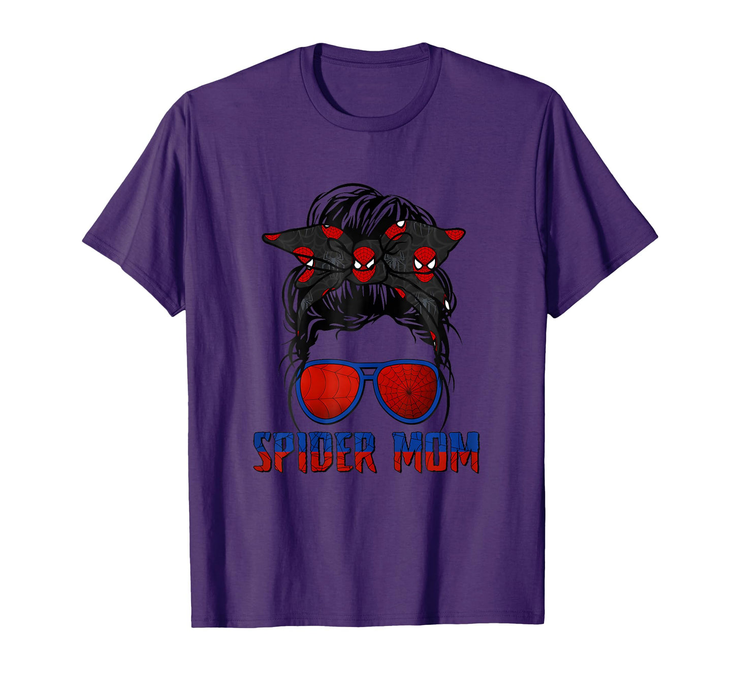 Spider Mom Mother's Day Matching Family Birthday T-Shirt